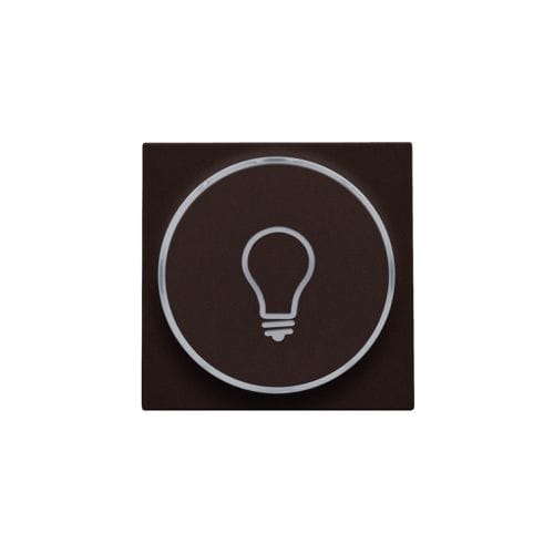 Niko - FINITION AVEC SYMBOLE LAMPE PR BOUTON-POUSSOIR 6A AVEC CULOT E10