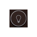 Niko - FINITION AVEC SYMBOLE LAMPE PR BOUTON-POUSSOIR 6A AVEC CULOT E10