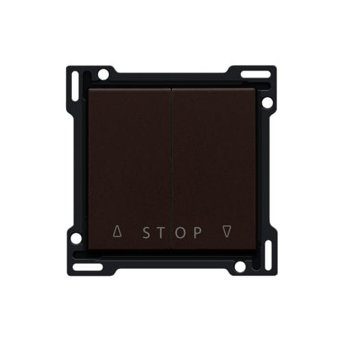 Niko - SET DE FINITION BOUTON-POUSSOIR DOUBLE VOLETS ÉLECTRONIQUE