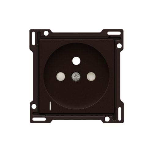 Niko - SET DE FINITION PRISE AVC INDICAT. TENSION, BROCHE TERRE, 28,5MM