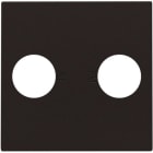 Niko - SET DE FINITION AVEC 2 CONNEXIONS COAXIALES SIMPLES POUR TV/FM