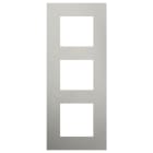 Niko - PLAQUE DE RECOUVREMENT TRIPLE, 60MM D'ENTRAXE, VERTICALE