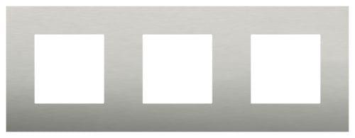 Niko - PLAQUE DE RECOUVREMENT TRIPLE AVEC 71MM D'ENTRAXE