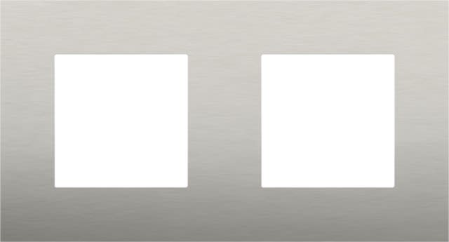 Niko - PLAQUE DE RECOUVREMENT DOUBLE AVEC 71MM D'ENTRAXE