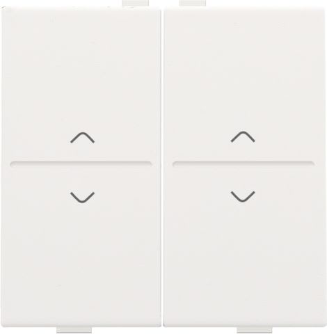 Niko - TOUCHE DBL FLÈCHES PR INTERRUPTEUR/BOUTON SANS FIL À 4 CONTACTS