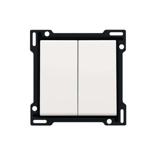 Niko - SET DE FINITION INTERRUPTEUR DOUBLE ALLUM./VA-ET-VIENT (DOUBLE)