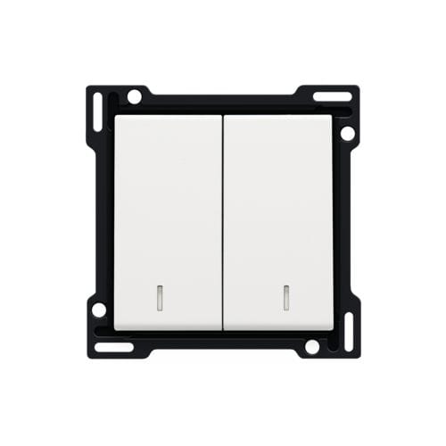 Niko - SET DE FINITION INTERRUPTEUR DOUBLE ALLUM./VA-ET-VIENT (DOUBLE)