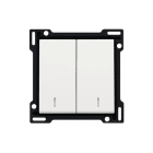 Niko - SET DE FINITION INTERRUPTEUR DOUBLE ALLUM./VA-ET-VIENT (DOUBLE)