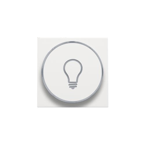 Niko - FINITION AVEC SYMBOLE LAMPE PR BOUTON-POUSSOIR 6A AVEC CULOT E10