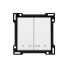 Niko - SET DE FINITION BOUTON-POUSSOIR DOUBLE VOLETS ÉLECTRONIQUE