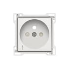 Niko - SET DE FINITION PRISE AVC INDICAT. TENSION, BROCHE TERRE, 28,5MM