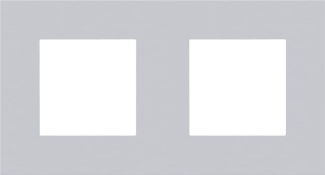 Niko - PLAQUE DE RECOUVREMENT DOUBLE AVEC 71MM D'ENTRAXE