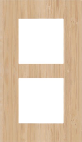 Niko - PLAQUE DE RECOUVREMENT DOUBLE, 60MM D'ENTRAXE, VERTICALE