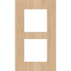 Niko - PLAQUE DE RECOUVREMENT DOUBLE, 60MM D'ENTRAXE, VERTICALE