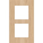 Niko - PLAQUE DE RECOUVREMENT DOUBLE, 60MM D'ENTRAXE, VERTICALE