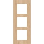 Niko - PLAQUE DE RECOUVREMENT TRIPLE, 60MM D'ENTRAXE, VERTICALE