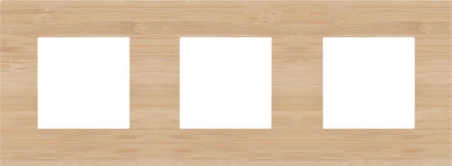 Niko - PLAQUE DE RECOUVREMENT TRIPLE AVEC 71MM D'ENTRAXE