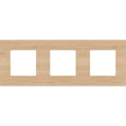 Niko - PLAQUE DE RECOUVREMENT TRIPLE AVEC 71MM D'ENTRAXE