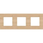 Niko - PLAQUE DE RECOUVREMENT TRIPLE AVEC 71MM D'ENTRAXE