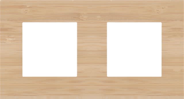 Niko - PLAQUE DE RECOUVREMENT DOUBLE AVEC 71MM D'ENTRAXE