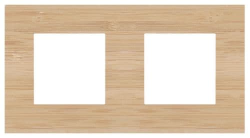 Niko - PLAQUE DE RECOUVREMENT DOUBLE AVEC 71MM D'ENTRAXE