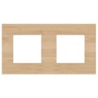 Niko - PLAQUE DE RECOUVREMENT DOUBLE AVEC 71MM D'ENTRAXE