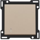 Niko - SET DE FINITION AVEC VOYANT PR INTERRUPTEUR/BOUTON-POUSS. SIMPLE