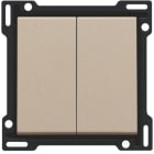 Niko - SET DE FINITION INTERRUPTEUR DOUBLE ALLUM./VA-ET-VIENT (DOUBLE)