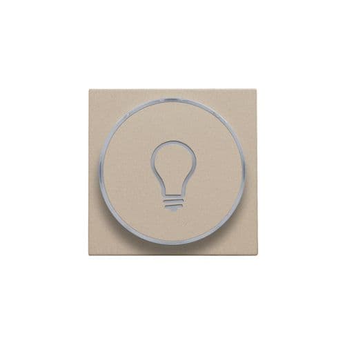 Niko - FINITION AVEC SYMBOLE LAMPE PR BOUTON-POUSSOIR 6A AVEC CULOT E10