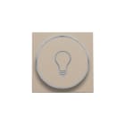 Niko - FINITION AVEC SYMBOLE LAMPE PR BOUTON-POUSSOIR 6A AVEC CULOT E10