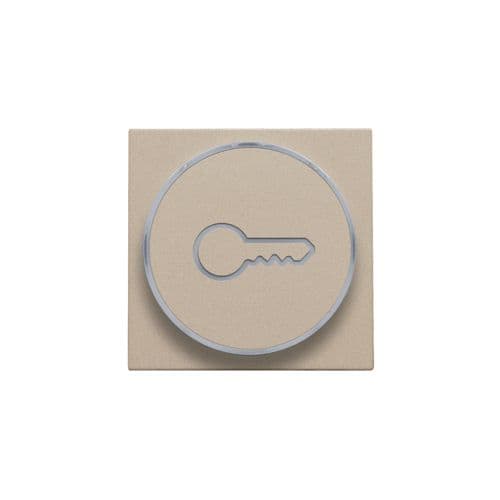 Niko - FINITION AVEC SYMBOLE CLÉ POUR BOUTON-POUSSOIR 6A AVEC CULOT E10