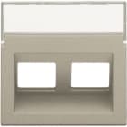 Niko - ENJOLIVEUR DATA 2X RJ, SORTIE OBLIQUE