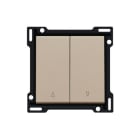Niko - SET DE FINITION BOUTON-POUSSOIR DOUBLE POUR VOLETS