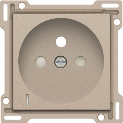 Niko - SET DE FINITION PRISE AVC INDICAT. TENSION, BROCHE TERRE, 28,5MM