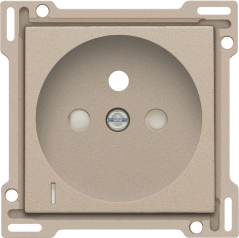 Niko - SET DE FINITION PRISE AVC INDICAT. TENSION, BROCHE TERRE, 28,5MM