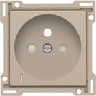 Niko - SET DE FINITION PRISE AVC INDICAT. TENSION, BROCHE TERRE, 28,5MM