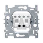 Niko - SOCLE INTERRUPTEUR DOUBLE ALLUMAGE 10A, BORNES À VIS