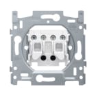 Niko - SOCLE INTERRUPTEUR DOUBLE ALLUMAGE 10A, BORNES À VIS