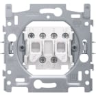 Niko - SOCLE INTERRUPTEUR VA-ET-VIENT DOUBLE 10A, BORNES À VIS