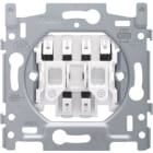 Niko - SOCLE BOUTON-POUSSOIR DOUBLE 10A, NO/NF, CONNEXION RAPIDE