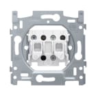 Niko - SOCLE INTERRUPTEUR VA-ET-VIENT 10A ET BOUTON-POUSSOIR NO/NF, VIS