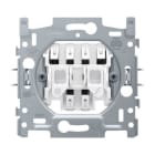 Niko - SOCLE INTERRUPTEUR VA-ET-VIENT 10A ET BOUTON NO/NF, CONN. RAPIDE