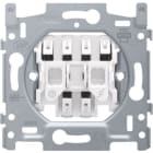 Niko - SOCLE INTERRUPTEUR VA-ET-VIENT 10A ET BOUTON NO/NF, CONN. RAPIDE