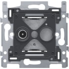 Niko - SOCLE CONNEXION COAXIALE SIMPLE POUR TV, FIXATION PAR VIS