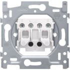 Niko - SOCLE BOUTON-POUSSOIR VOLETS POUR COMMANDES ÉLECTRON. 10A, VIS