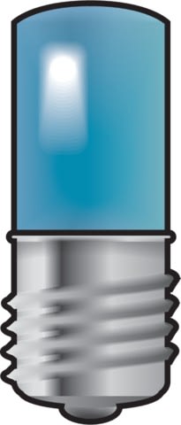 Niko - LAMPE E10, LED BLEUE, PR BOUTONS-POUSS./APPAREILS DE SIGNAL. 6A