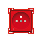 Niko - SET DE FINITION PRISE AVC INDICAT. TENSION, BROCHE TERRE, 28,5MM