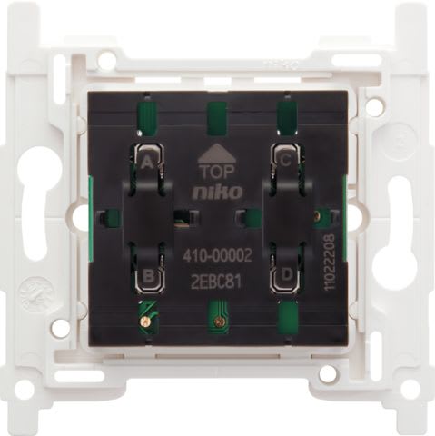 Niko - SOCLE INTERRUPTEUR SANS FIL À 4 BOUTONS