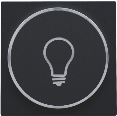 Niko - FINITION AVEC SYMBOLE LAMPE PR BOUTON-POUSSOIR 6A AVEC CULOT E10