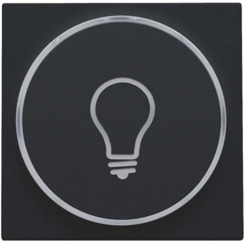 Niko - FINITION AVEC SYMBOLE LAMPE PR BOUTON-POUSSOIR 6A AVEC CULOT E10